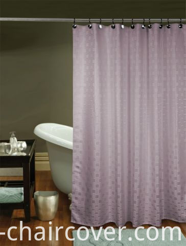 Coffee Color Bathroom Curtain St1503